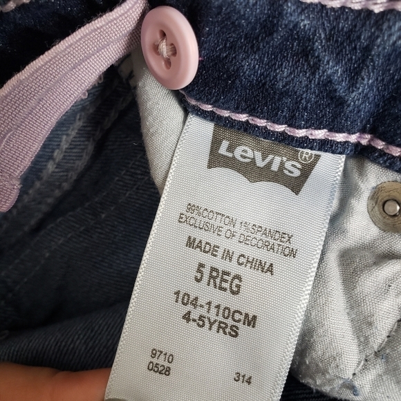 Girls Levi's Strauss Red Tab Jean's size 5 - Picture 10 of 10